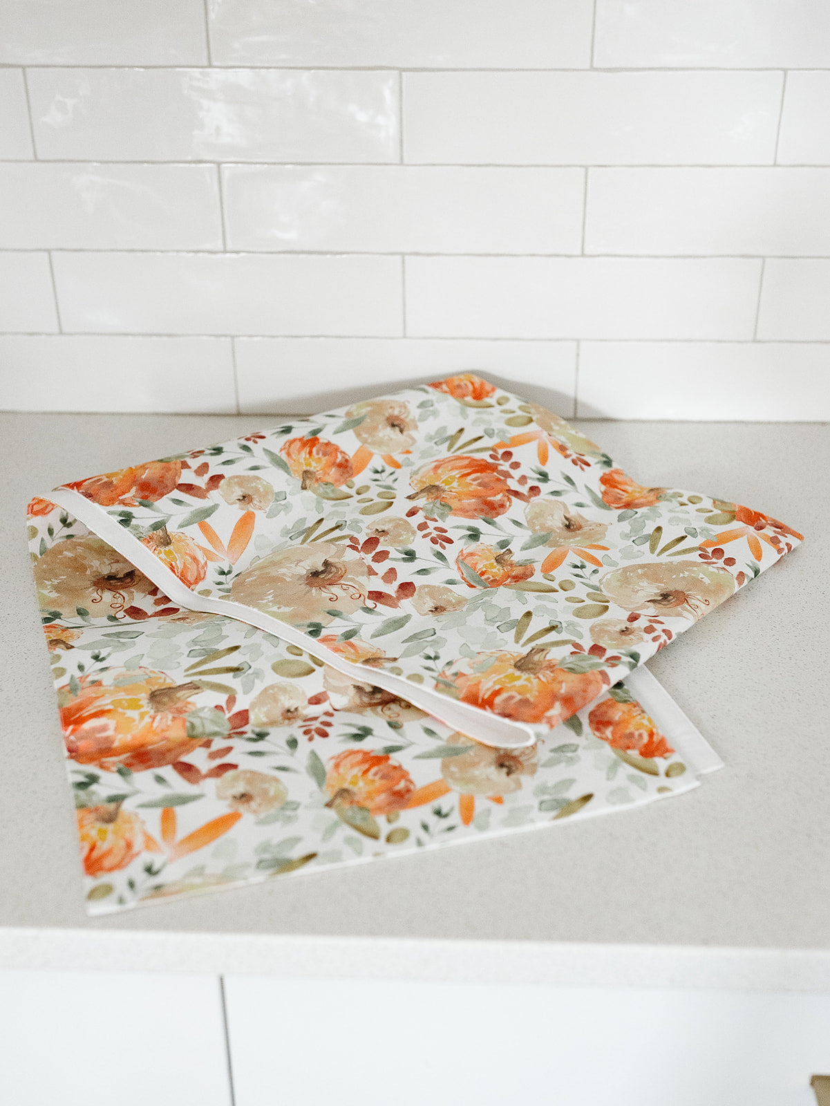 Painted Pumpkin Table Runner