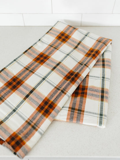 Autumn Plaid Tablecloth - 6"x80"