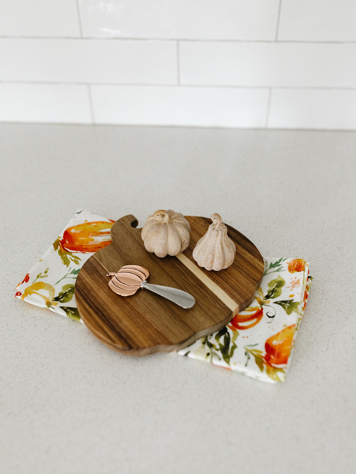 Pumpkin Cutting Board Set