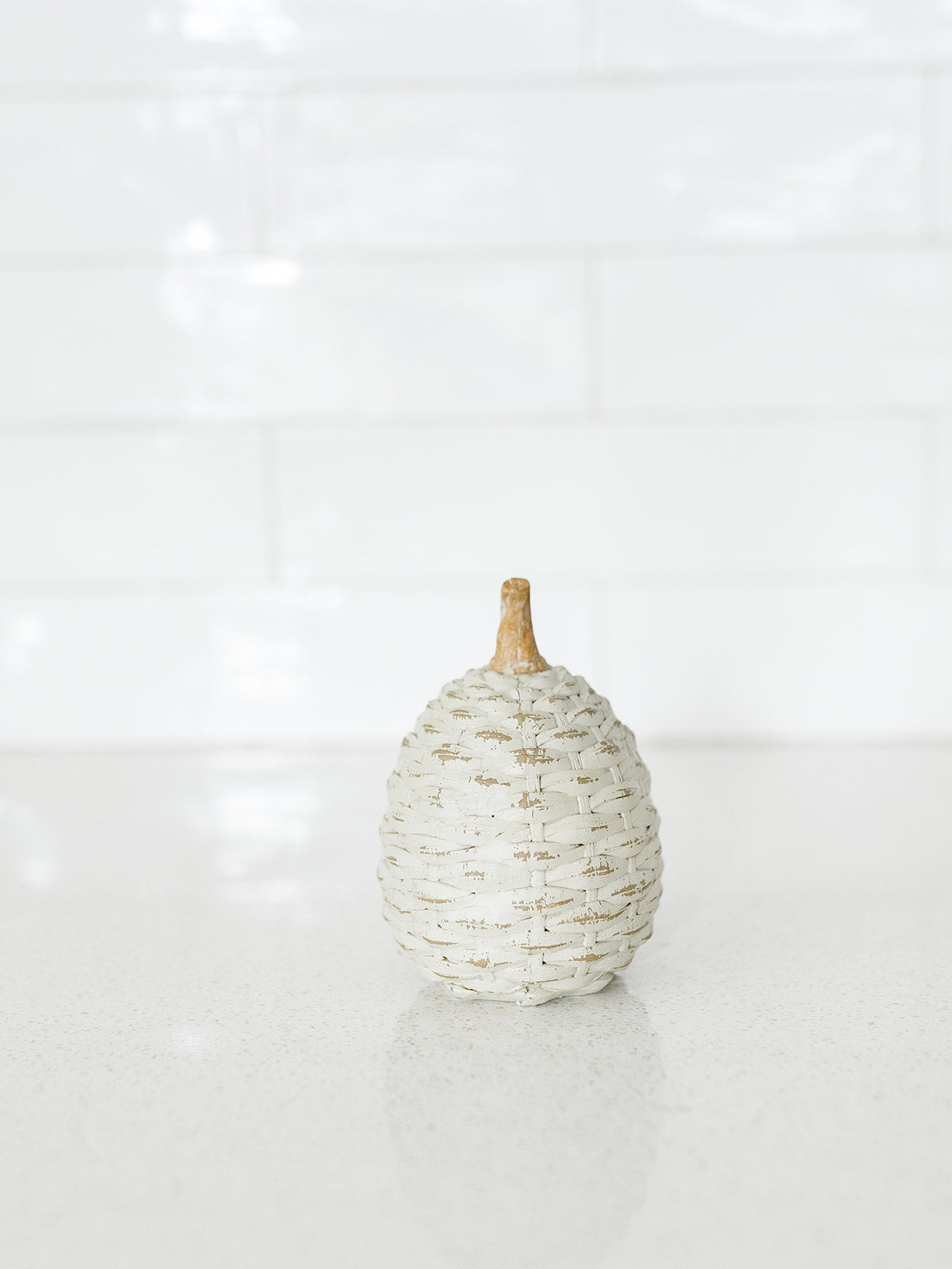 Two Tone Cream Pumpkin - 4.5"x3"