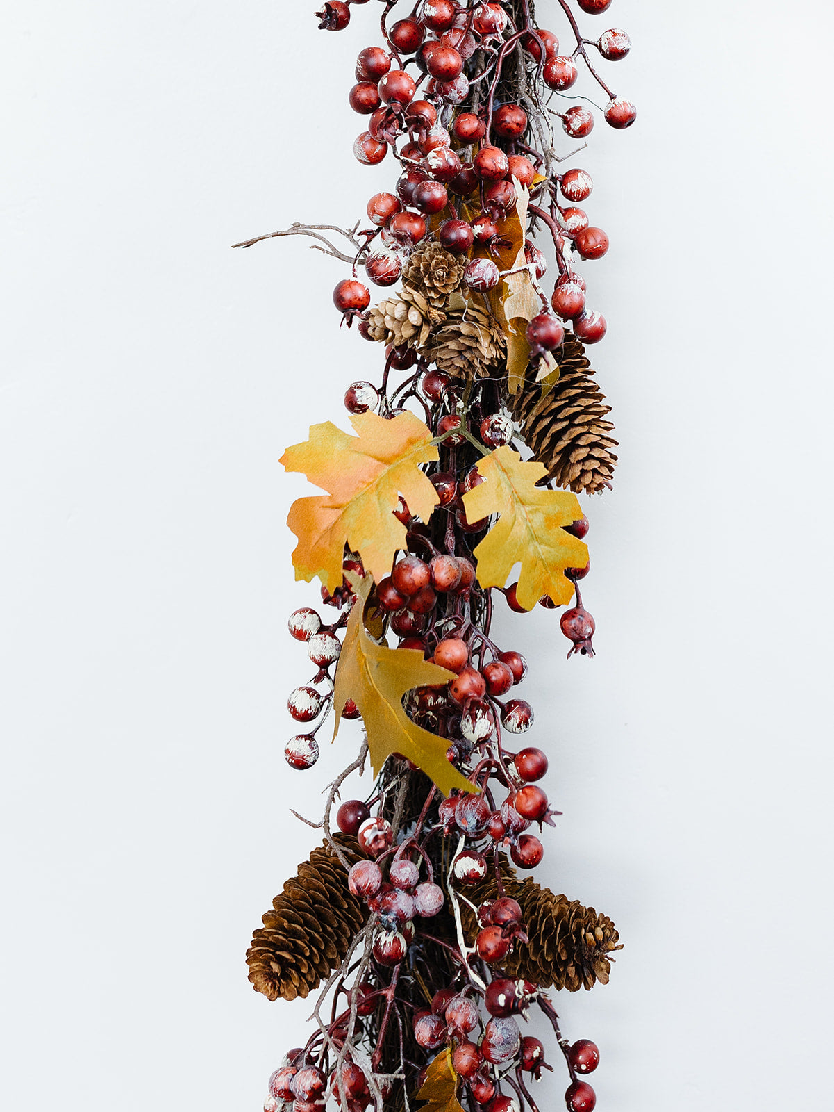 Rosehip Fall Pinecone Garland - 72"