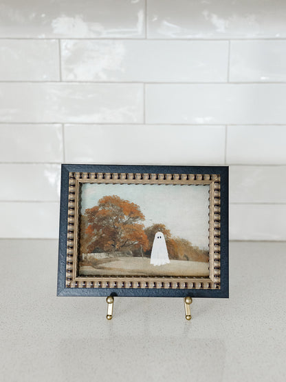 A Ghost in an Autumn Field Framed Art - 2 Sizes