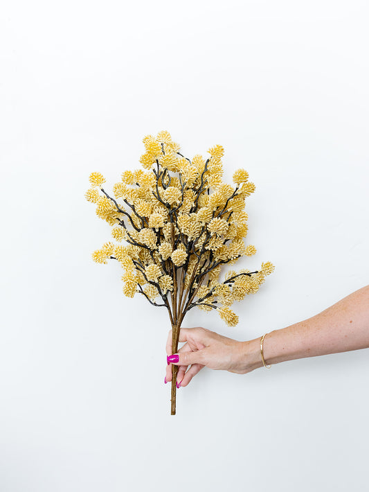 Soft Cream Sedum Bush - 19"