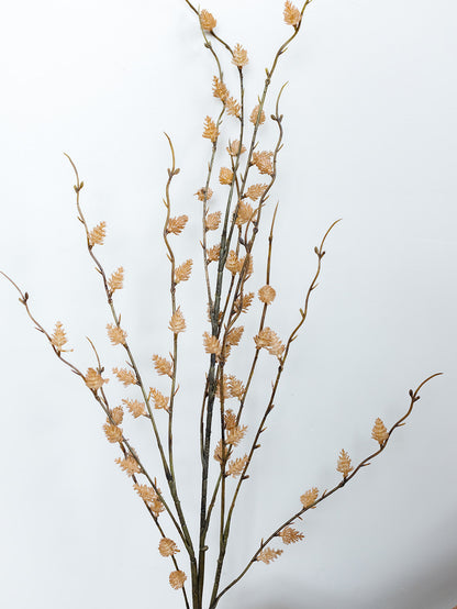 Tan Straw Flower Stem - 47"