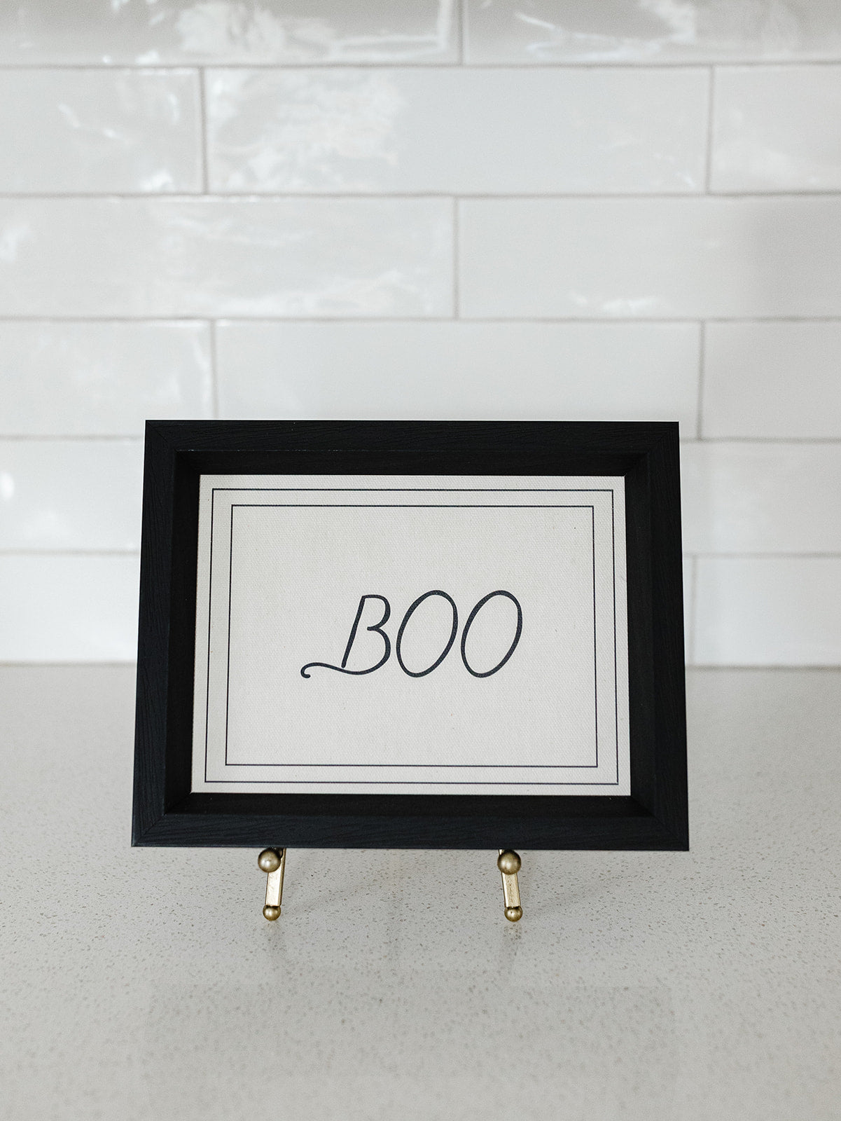 Vintage Boo Framed Art - 2 Sizes