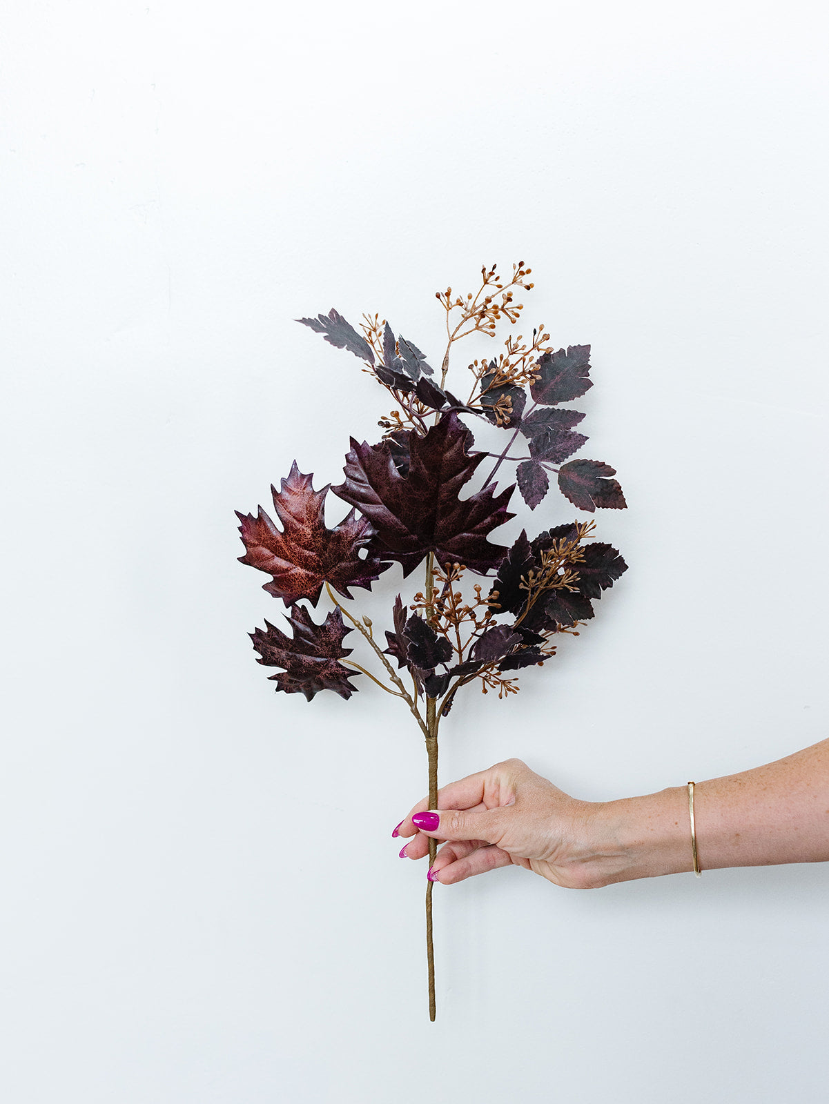 Mini Berry Fall Leaf Spray - 22"