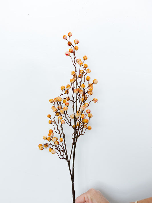 Orange Berry Spray - 29.5"