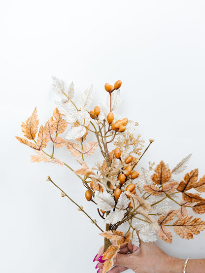 Fall Leaf Spray - 21"