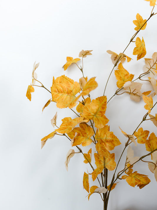 Orange Maple Leaf Stem - 34"