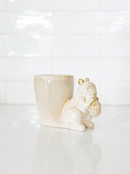 Squirrel Tail Vase - 6"x4"