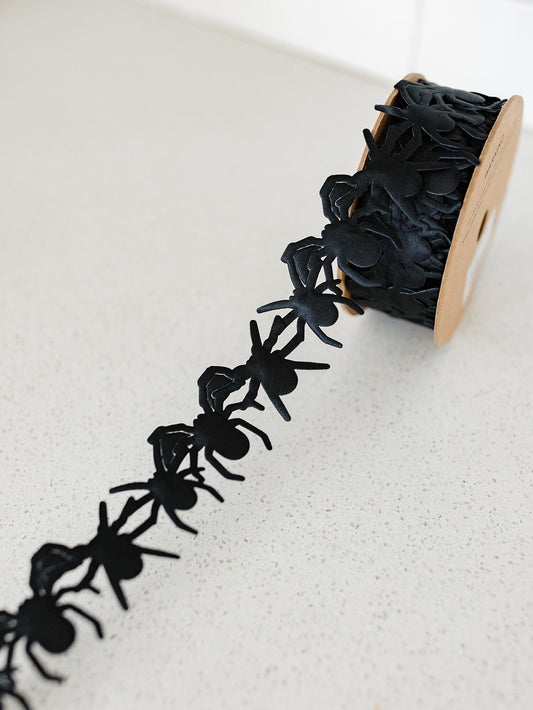 Spider Trim Ribbon - 1.5" - 10 yds.