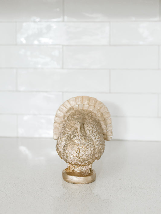 Gold Resin Turkey - 7.25"