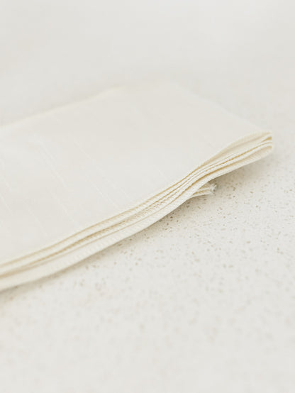 Ivory Dupioni Ribbon - 4"x10yds.