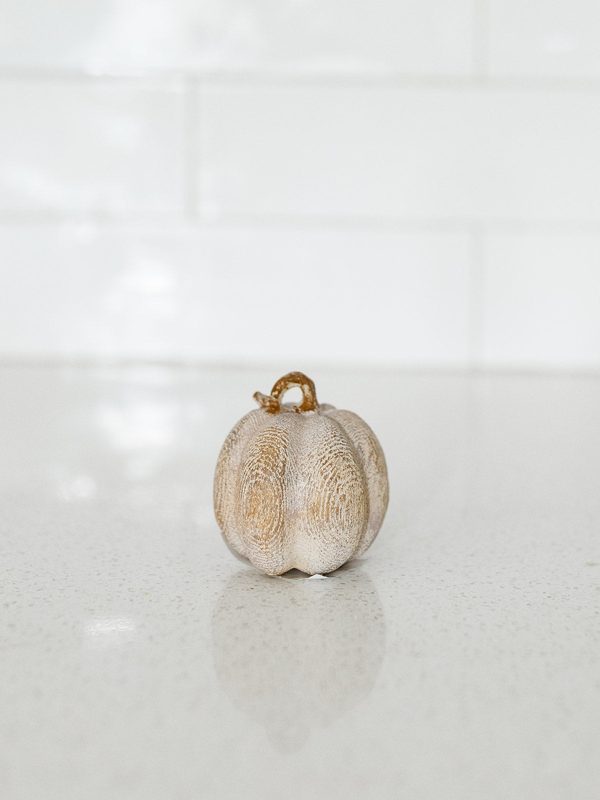 Tan Resin Filler Pumpkins - Set of 5