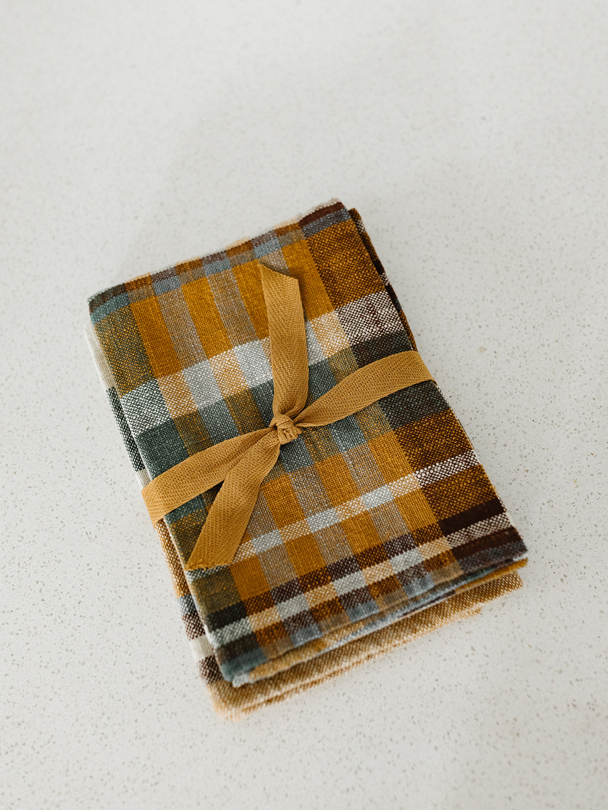 Fall Plaid Dishtowel Set of 2