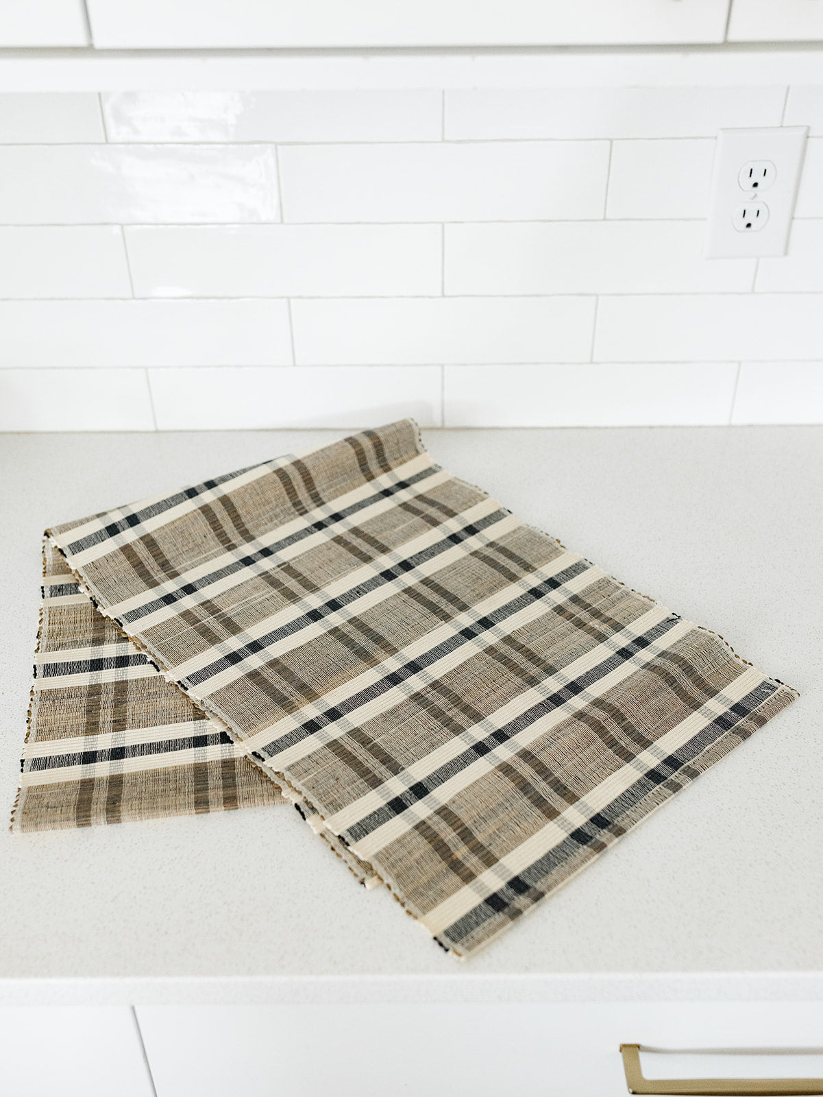 Rustic Fall Plaid Table Runner