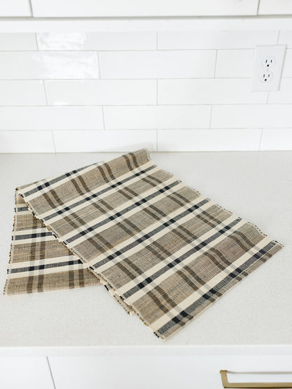 Rustic Fall Plaid Table Runner