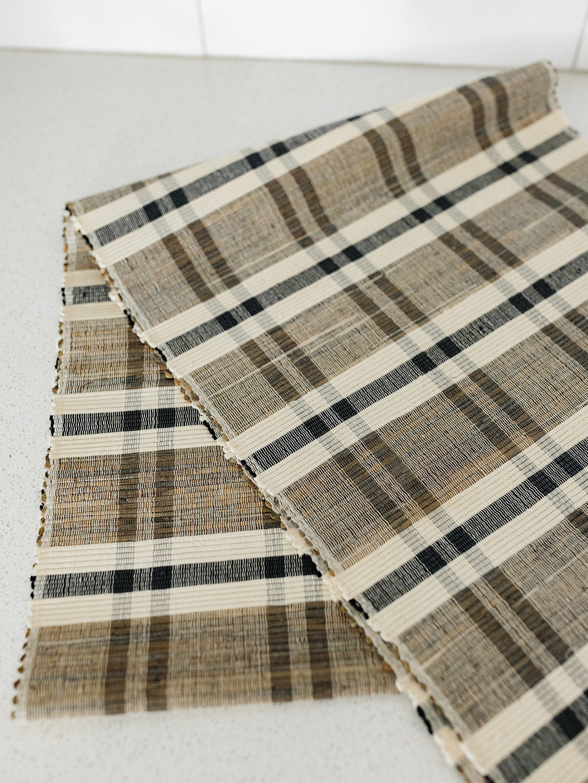 Rustic Fall Plaid Table Runner