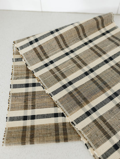 Rustic Fall Plaid Table Runner
