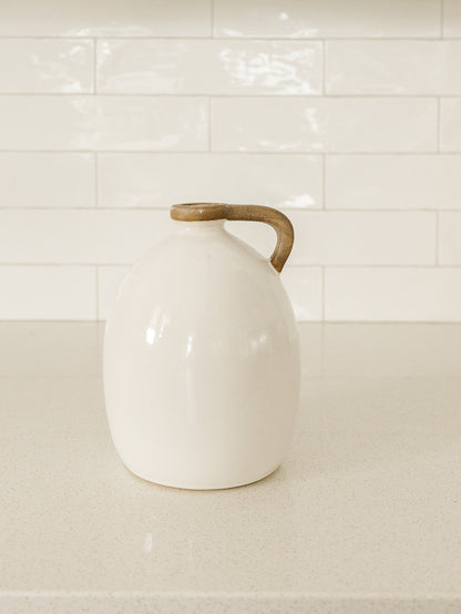 White Jug with Handles - 3 Sizes