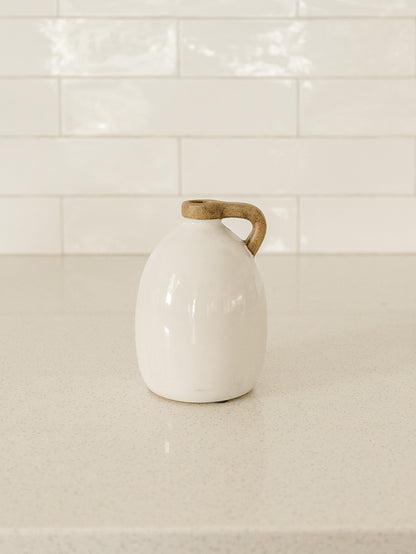 White Jug with Handles - 3 Sizes