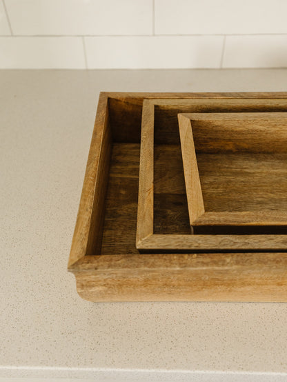 Mango Wood Tray - 3 Sizes