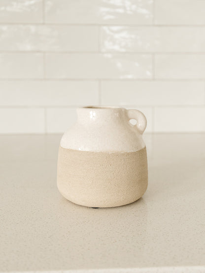 Light Cream Topped Pot - 5 Styles