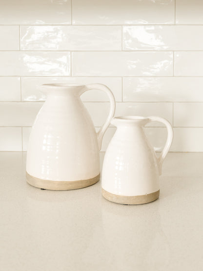 Glazed Pitcher - 2 Sizes