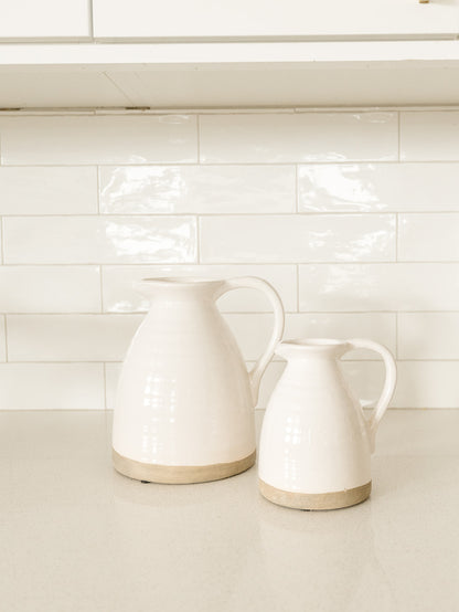 Glazed Pitcher - 2 Sizes