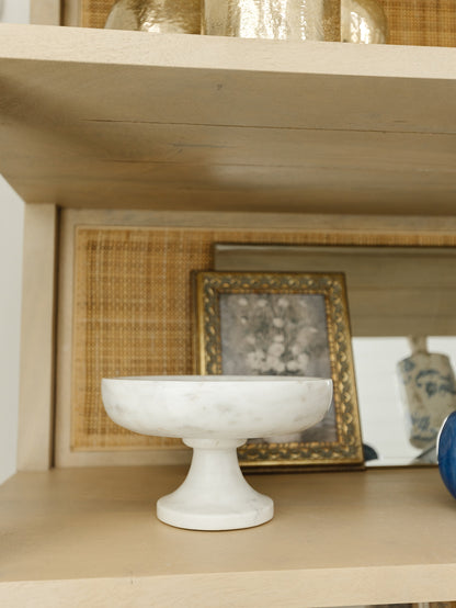 Marble Pedestal Bowl