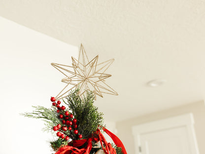 Champagne Star Tree Topper