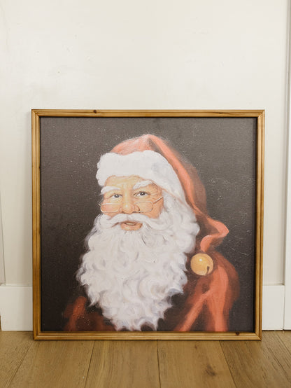 Framed Santa Print