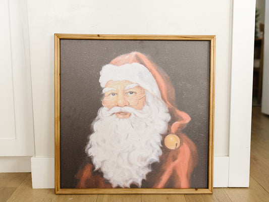 Framed Santa Print