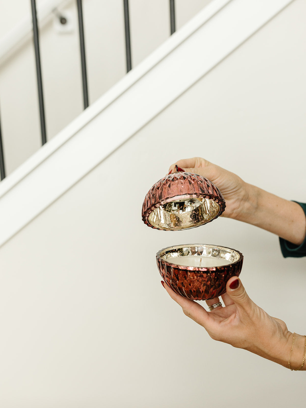 Red Ornament Balsam and Cedar Candle