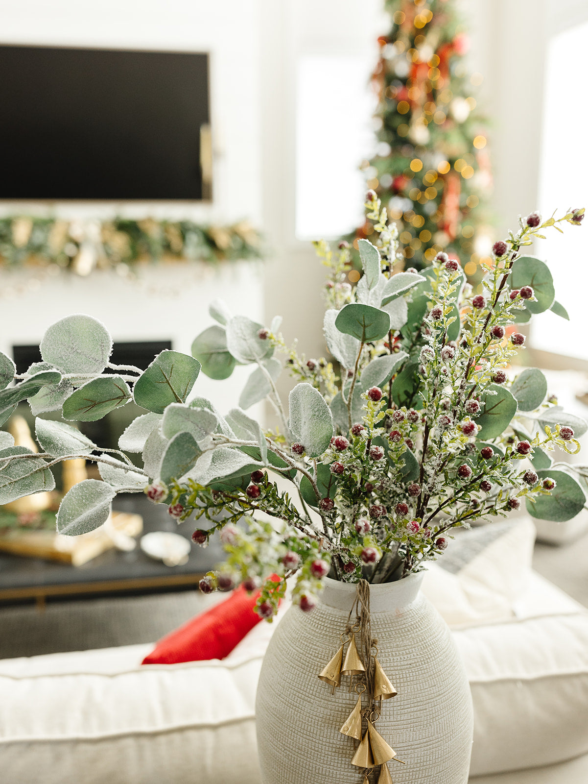 Mercury Glass Ornament Garland