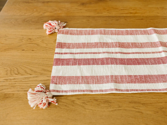 Striped Table Runner 72"