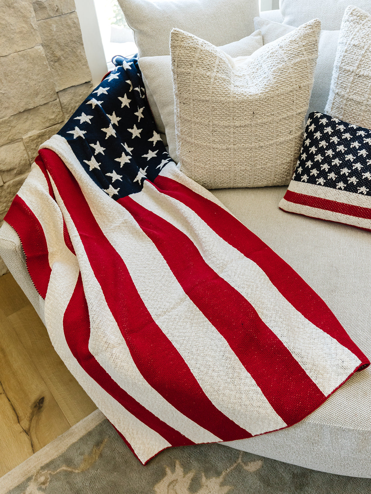 Americana Throw Blanket