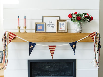 Flag Pennant Banner Garland - 12'