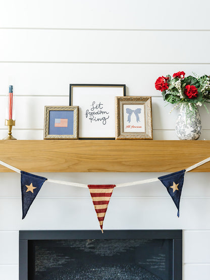 Flag Pennant Banner Garland - 12'