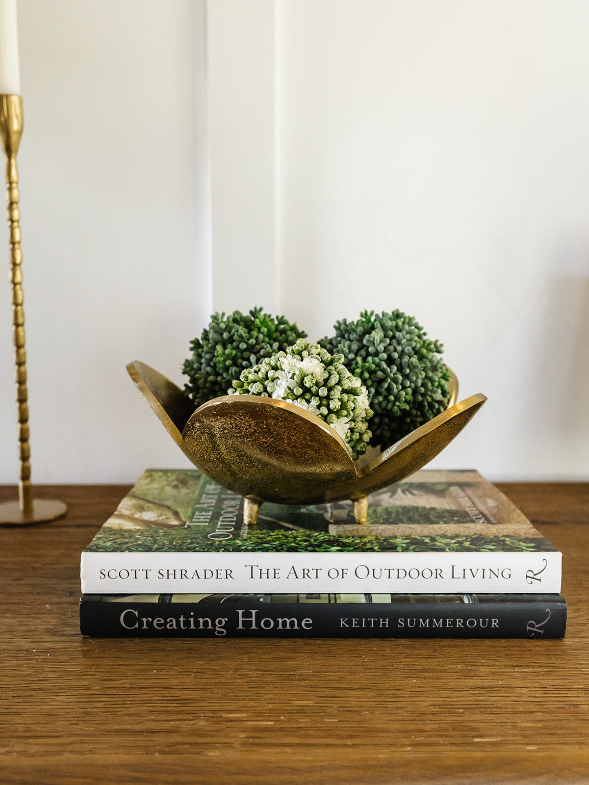 Brass Flower Shaped Bowl