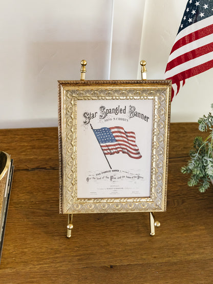Star Spangled Banner Framed Art - 2 Sizes