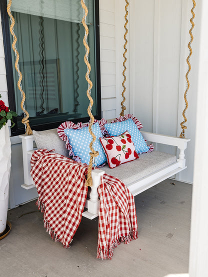 Cherry Stem Pillow - 20"x14"