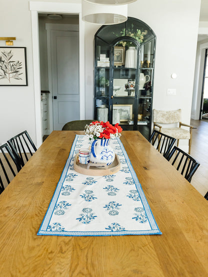 Blue Group Table Runner - 72"
