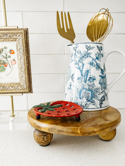 Cast Iron Strawberry Soap Dish