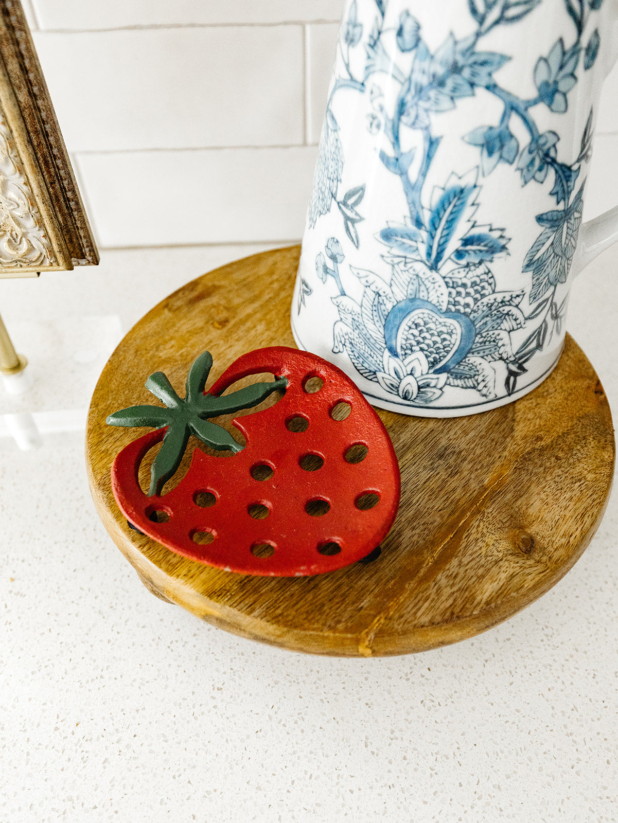 Cast Iron Strawberry Soap Dish