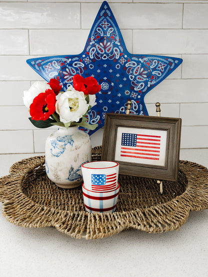Star Platter Tray - 2 Styles - 18”