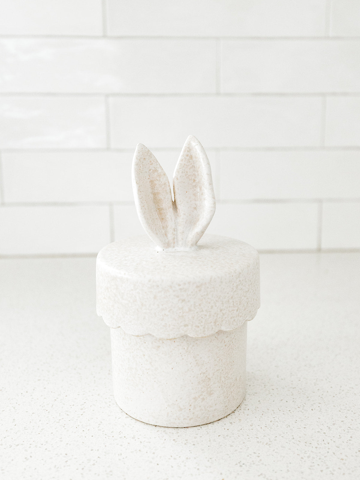 Bunny Top Canister - 4.5"x 7.5"