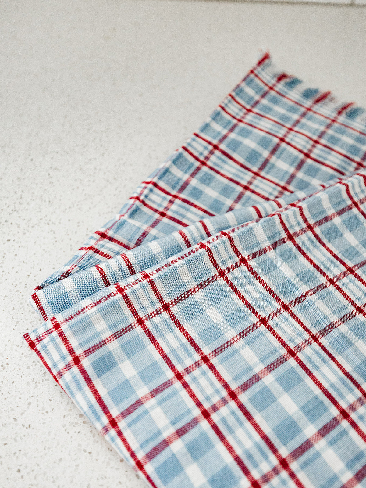 Plaid Table Scarf - 50"x 50"