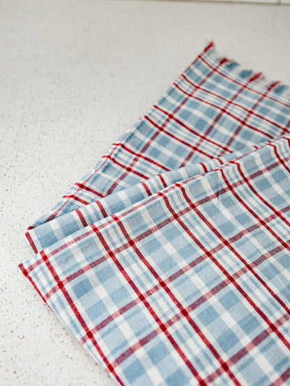 Plaid Table Scarf - 50"x 50"