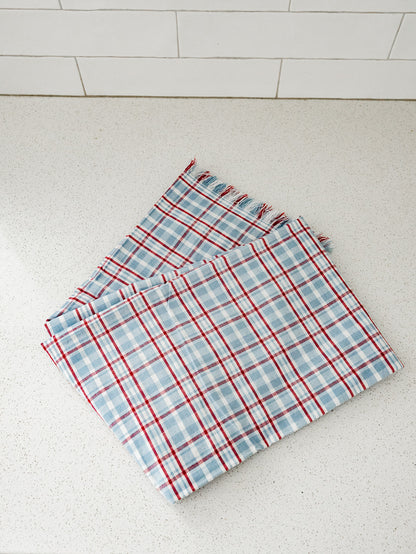 Plaid Table Scarf - 50"x 50"